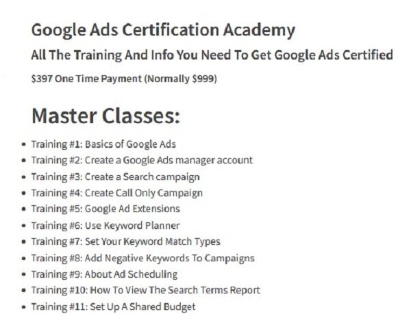 Jack Hopman - Google Ads Certification Academy